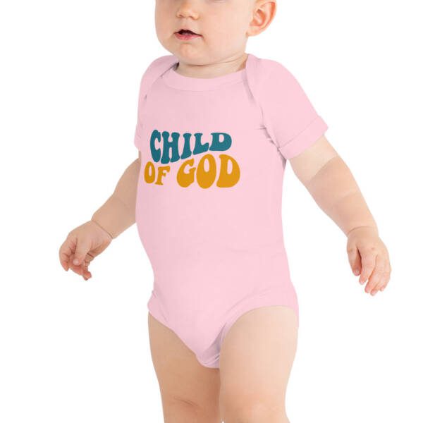 Child of God Baby short sleeve one piece - Image 9