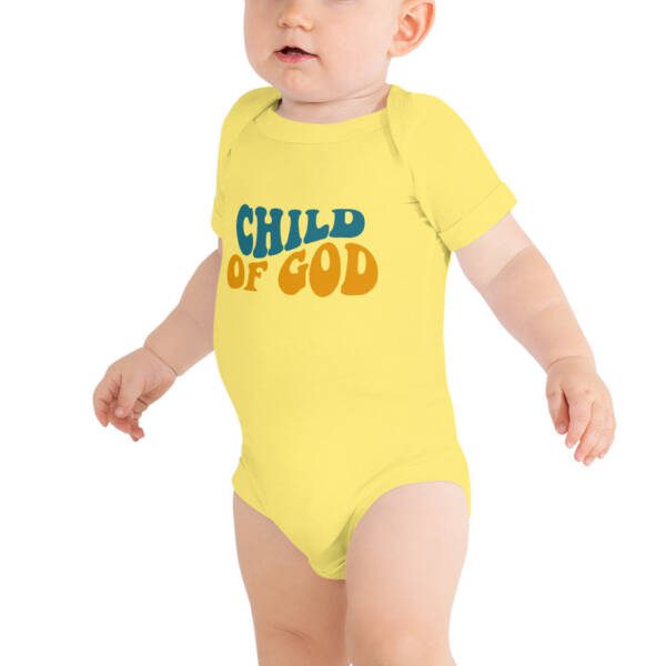 Child of God Baby short sleeve one piece - Image 10