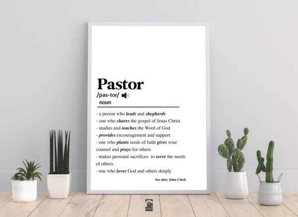 Personalised Pastor Gift, Pastor Gift Idea, Custom Pastor Quote Wall Art, Thank You Pastor, Pastor Appreciation,  Pastor Gift Printable