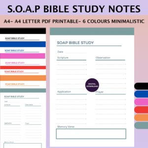 SOAP Bible Study Journal
